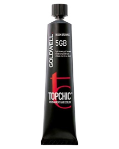 Goldwell Topchic Permanent Hair Color 5GB Light Brown Gold Brown produktbillede