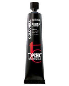 Goldwell Topchic Permanent Hair Color 5N@BP (Elumenated) - Light Brown Elumenated Brown Pearl produktbillede
