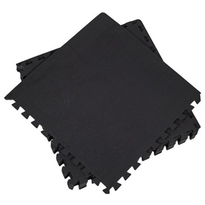 Golvskydd Pussel 61x61 cm Svart 6st produkt bild