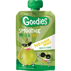 Goodies Smoothie Klemmepose   Pære & Æble produktbillede