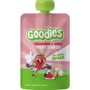 Goodies Strawberry & Apple klämmis 100 g produkt bild