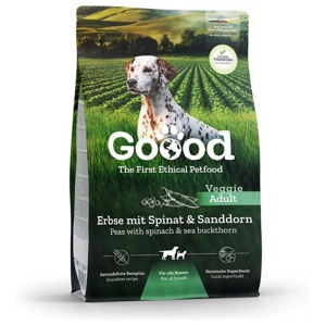 Goood Adult Veggie Erbse mit Spinat & Sanddorn Produktbild