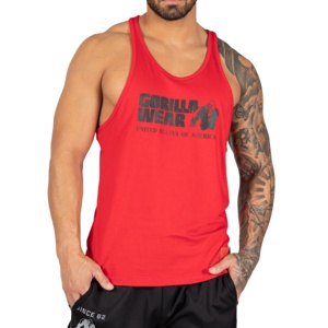 Gorilla Wear Classic Tank Top L Red produktbillede