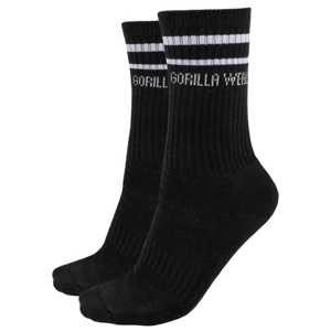 Gorilla Wear Crew Socks 2 Pack 43-46 Black produktbillede
