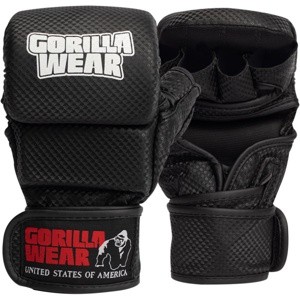 Gorilla Wear Ely MMA Sparring Gloves M/L Black/white produktbillede