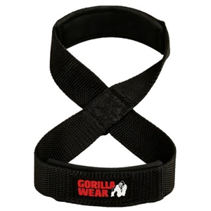 Gorilla Wear Figure 8 Lifting Straps S/M Black produktbillede