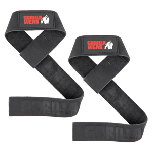Gorilla Wear Leather Lifting Straps 1 pair Black produktbillede