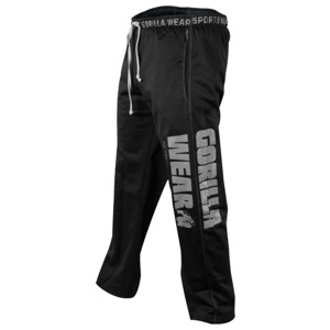 Gorilla Wear Logo Mesh Pants Black produktbillede
