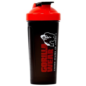 Gorilla Wear Shaker XXL 1000 ml Black/red produktbillede