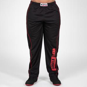 Gorilla Wear Wallace Mesh Pants S/M Black/red produkt bild