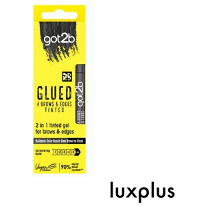 got2b Glued 4 Brows & Edges Tinted Black produktbilde