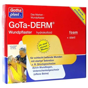 GOTA-DERM foam hydrokoll.Wundpfl.steril 10x10 cm Produktbild