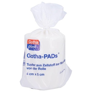 GOTHA PADS Zellstofftupfer 4x5 cm Produktbild