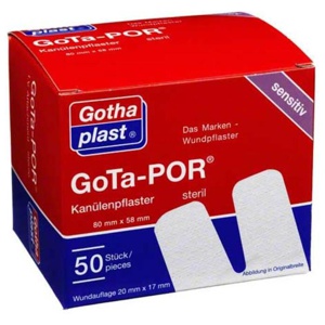 GOTA-POR Kanülenpflaster 58x80 mm Produktbild