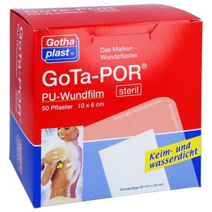 GOTA-POR PU Wundfilm 10x6 cm steril Pflaster Produktbild