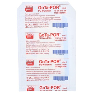 GOTA-POR PU Wundfilm 15x10 cm steril Pflaster Produktbild