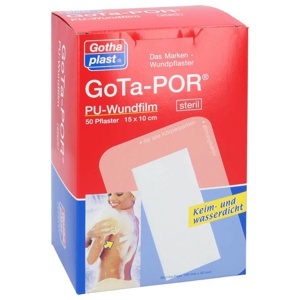 GOTA-POR PU Wundfilm 15x10 cm steril Pflaster Produktbild