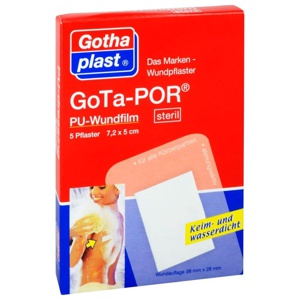 GOTA-POR PU Wundfilm 7,2x5 cm steril Pflaster Produktbild