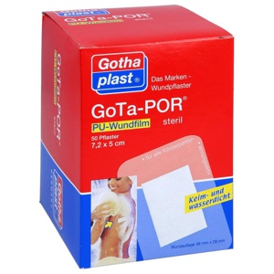 GOTA-POR PU Wundfilm 7,2x5 cm steril Pflaster Produktbild