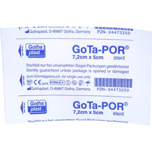 Gota-Por Wundpflaster 5x7,2 cm steril, 1 St Pflaster Produktbild