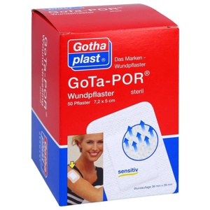 GOTA-POR Wundpflaster 5x7,2 cm steril Produktbild
