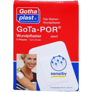 GOTA-POR Wundpflaster 5x7,2 cm steril Produktbild