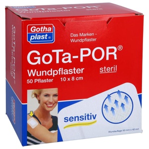 GOTA-POR Wundpflaster steril 80x100 mm Produktbild