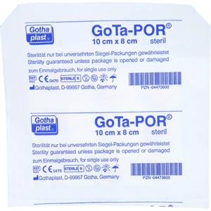 GOTA-POR Wundpflaster steril 80x100 mm Produktbild