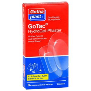 GOTAC HydroGel-Pflaster 2 Größen Produktbild