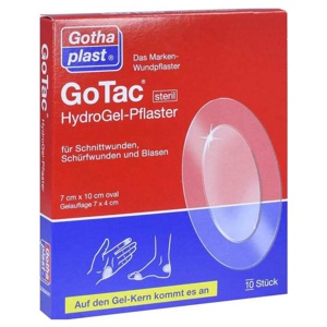 GOTAC HydroGel-Pflaster 7x10 cm steril Produktbild