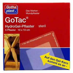GOTAC HydroGel-Pflaster L 10x10 cm steril Produktbild