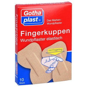 GOTHAPLAST Fingerkuppenwundpfl.ela.2 Gr.m.Fingerl. Produktbild
