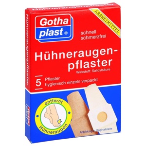 GOTHAPLAST Cornmed Hühneraugenpflaster 2x6 cm Produktbild