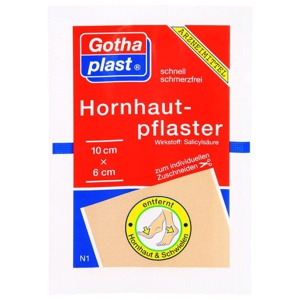 Gothaplast Hornhautpflaster 6x10 cm, 1 St Pflaster Produktbild