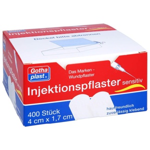 GOTHAPLAST Injektionspfl.sensitiv 1,7x4 cm Produktbild