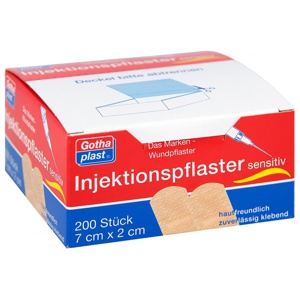 Gothaplast Injektionspfl.sensitiv 2x7 cm Produktbild