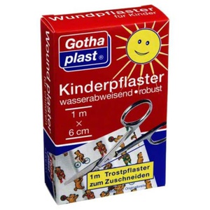 Gothaplast Kinderpflaster 6 cm x 1 m, 1 St Pflaster Produktbild