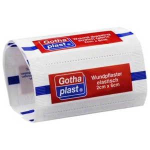 Gothaplast Strips elastisch 2x6 cm, 1X10 St Pflaster Produktbild