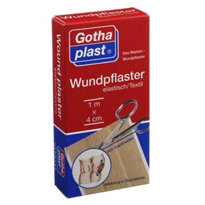 Gothaplast Wundpflaster elast 4 cm x 1 m geschnitten, 1 St Pflaster Produktbild