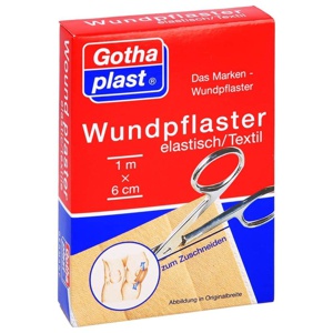 GOTHAPLAST Wundpfl.elast.6 cmx1 m geschnitten Produktbild