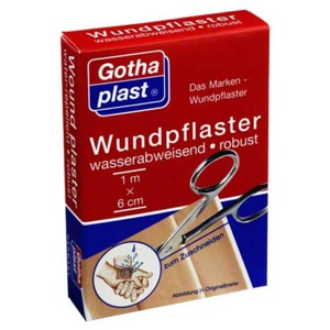 GOTHAPLAST Wundpfl.robust 6 cmx 1 m wasserabweis. Produktbild