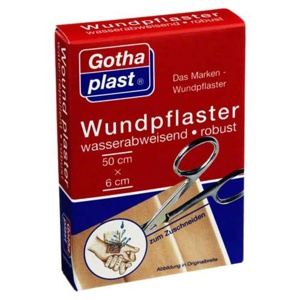 GOTHAPLAST Wundpfl.robust 6 cmx0,5 m wasserabweis. Produktbild