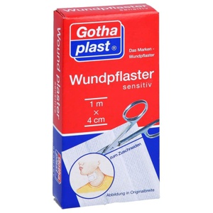 GOTHAPLAST Wundpfl.sensitiv 4 cmx1 m geschnitten Produktbild