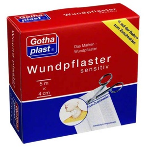 GOTHAPLAST Wundpfl.sensitiv 4 cmx5 m Produktbild