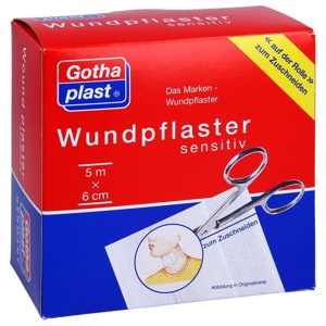 GOTHAPLAST Wundpfl.sensitiv 6 cmx5 m Produktbild