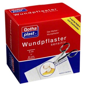 GOTHAPLAST Wundpfl.sensitiv 8 cmx5 m Produktbild