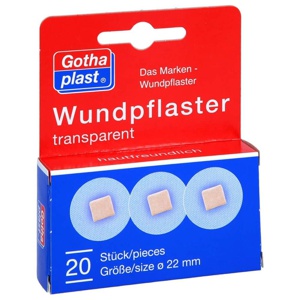 GOTHAPLAST Wundpflaster 2,2 cm transparent Produktbild