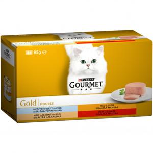 Gourmet Gold Mousse Selection 4 x 85 g produkt bild