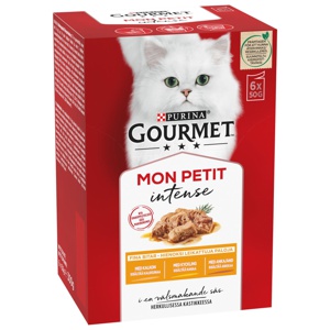 Gourmet Mon Petit Anka/Kalkon/Kyckling 6 x 50 g produkt bild