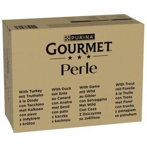 GOURMET Perle Erlesene Streifen in Gelee Sorten-Mix 96x85g Produktbild